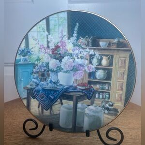 Set of 2 Floral Decorative Plate- Glenna Kurz & Lena Liu